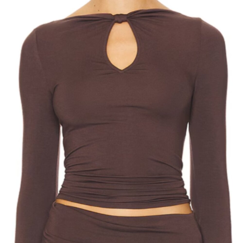 Geel Sylvie Top – Chocolate – Size M – NWT